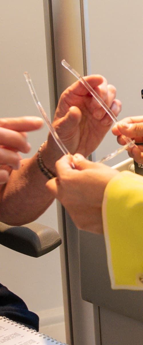 Surgeon performing Cataract Surgery